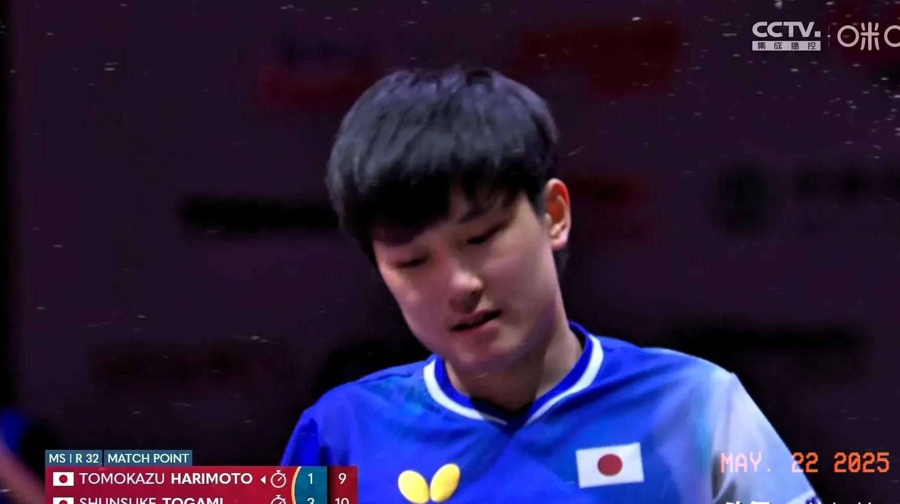 日本乒乓球队爆冷英国乒乓球队，张本智和统治全场的简单介绍