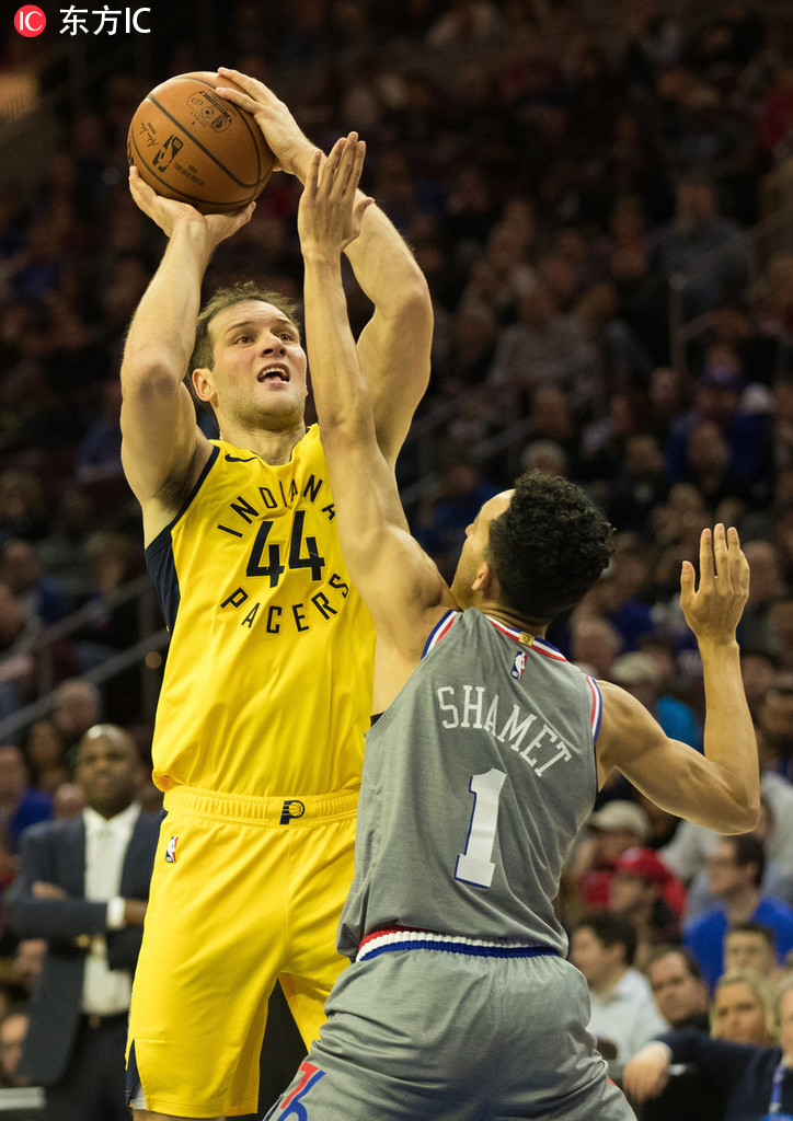 浙江队逆转步行者，恩比德刷新纪录